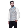 thumbnail image 2 of Atasi Paisley Printed Wedding Jackets For Men Nehru Jacket Waist Coat For Wedding & Festive Season-Large, 2 of 4