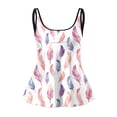 thumbnail image 5 of adviicd Modest Tankini Modest Tankini Tops for Women - Loose Fit Swim Tops No Bottom(White,L), 5 of 5