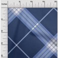 thumbnail image 1 of oneOone Viscose Chiffon Fabric Tartan Check Printed Craft Fabric BTY 42 Inch Wide, 1 of 4