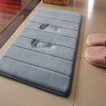 thumbnail image 3 of Floormat Thick Mildew Resistant Memory Foam Toilet Floor Non-slip Rug Floormat for Spa(Beige White), 3 of 10