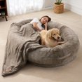 thumbnail image 2 of Large Pet Bed Dog Bed For Humans Size Fits You And Pets, Sleeping Dog Nest, 2 of 5