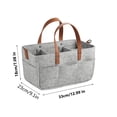 thumbnail image 3 of Foldable Diaper Caddy Organizer with Removable Compartments - Portable Baby Changing Tote for Diapers, Wipes, Pump & Travel Storage, 3 of 5