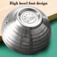 thumbnail image 4 of Dvkptbk Stainless Steel Bowl Stainless Steel Bucket Bowl Ramen Bowl Japanese Cold Noodle Bowl Double Insulated Rice Bowl Loudspeaker Bowl Large Noodle Bowl Kitchen Utensils & Gadgets, 4 of 6