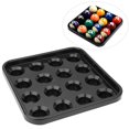 thumbnail image 4 of Billiard Ball Storage Tray Billiard Accessory Billiard Ball Storage Tray Holds 16 Balls Pool Accessory For Billiards Parlor Black, 4 of 8