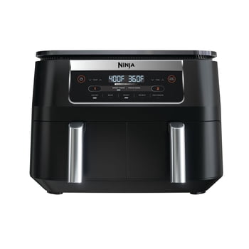 Ninja DZ090C Foodi Friteuse à air 5-en-1 de 6 pintes à 2 paniers dotée de la technologie DualZone