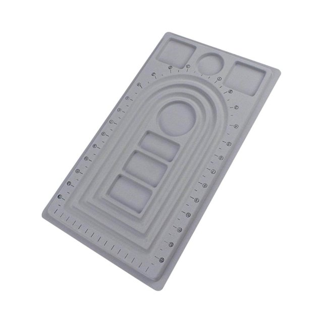 tredstone Flocked Necklaces Bracelet Design Beading Board Jewelry Tray Tool Style 03