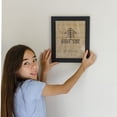 thumbnail image 4 of Rustic Wooden Picture Frame 11x14 - Natural Solid Eco Distressed Wood for Wall Hanging Photo Frame - Black Charcoal, 4 of 5