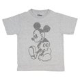 thumbnail image 1 of Disney T Shirt Mickey Mouse Tee Cartoon Character Pixel Boy's Top 3T, 1 of 1
