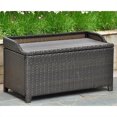 thumbnail image 1 of International Caravan Banc de Rangement Barcelona en Noir Antique, 1 of 1