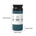 thumbnail image 3 of TIMIFIS Kitchen Gadgets Stainless Steel Cup Coffee Thermal Mug Multi-Color Optional Spray Plastic 304 Stainless Steel Mug Portable Car Carrying Coffee Mug Student Walking Mug Kitchen & Dining, 3 of 6