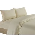 thumbnail image 2 of Home Collection 1200 Thread Count 100% Cotton Egyptian Quality Deep Pocket Stripe Sheet Set (King, Taupe), 2 of 2