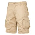 thumbnail image 1 of LSLJS Mens Mode Sports Multi-Poches Décontracté Été Solide Fermeture Éclair Short Pants, Mens Shorts Été Clothes, 1 of 5