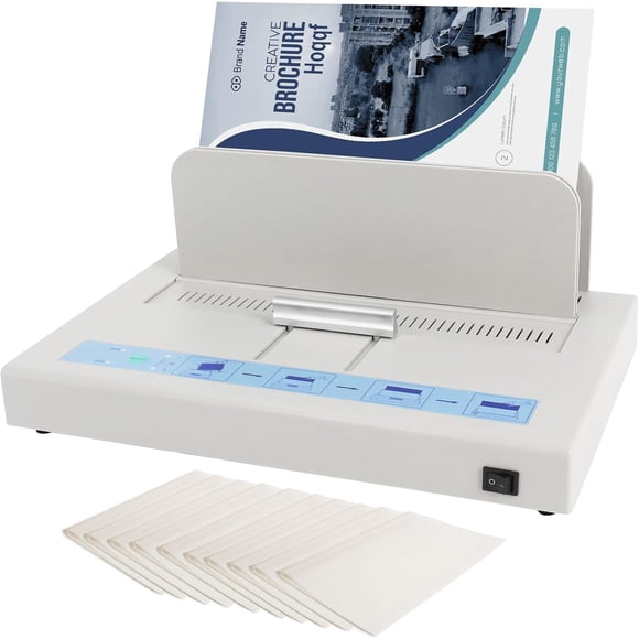 Thermal Binding Machine 500 Sheets Capacity Book Binding Material 110V Binding Machine A3(Short Edge)/A4/A5 Document Heat Binderï&frac