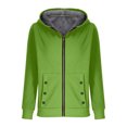thumbnail image 4 of Timegard Quarter Zip Pullover Women Stand Collar Drop Shoulder Sweatshirts Fall Winter Solid Color Tops, 4 of 6