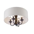thumbnail image 1 of Maxim 10013OMOI Bongo 4-Light Semi-Flush Mount, Oil Rubbed Bronze, 1 of 1