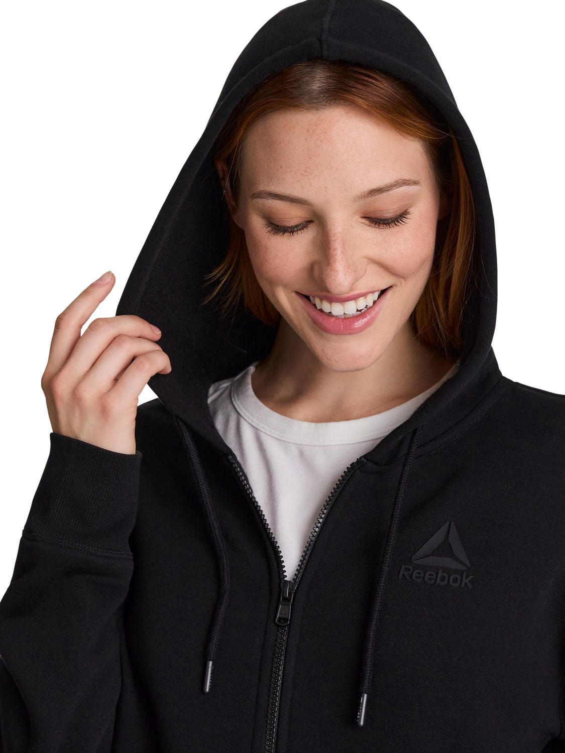 Reebok Chandail à capuchon zippé Legacy pour femmes
