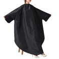 thumbnail image 4 of TOPTIE Cape de Barbier Robe de Salon Combinaison avec Manches pour Coiffure Unisexe Légère-Noir, 4 of 7