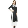 thumbnail image 3 of Bimba Kurta Kurti en Rayonne pour Femmes Manches 3/4 Tunique Formelle - Vêtement à Surpiqûres Personnalisées, 3 of 6