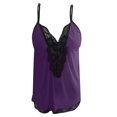 thumbnail image 3 of Womens Lace Sexy Pajama Suspender Suit, 3 of 6