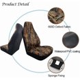 thumbnail image 3 of Camo Universal Front Car Seat Covers Highback Bucket Seat CoversFit Most Cars Trucks SUVS Vans Auto Fabric Seat Covers Camouflage Forest Pattern Car Seat Protector, 3 of 8