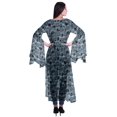 thumbnail image 4 of Moomaya Cardigan Long en Georgette Imprimée pour Femmes, Vêtements de Plage, Cache-Maillot, 4 of 5