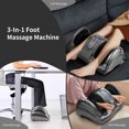 thumbnail image 2 of Gymax Appareil de Massage Shiatsu pour les Pieds à Roulettes avec Télécommande Gris, 2 of 9