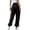 Black, variant on TINZ Ladies' Waisted Sports Pants With Pockets High Waisted Sports Gym Exercise Slim Fit Jogging Pants Casual Pants Light Sweatpants Women Women Dressy Casual Sweat Pants Women Casual