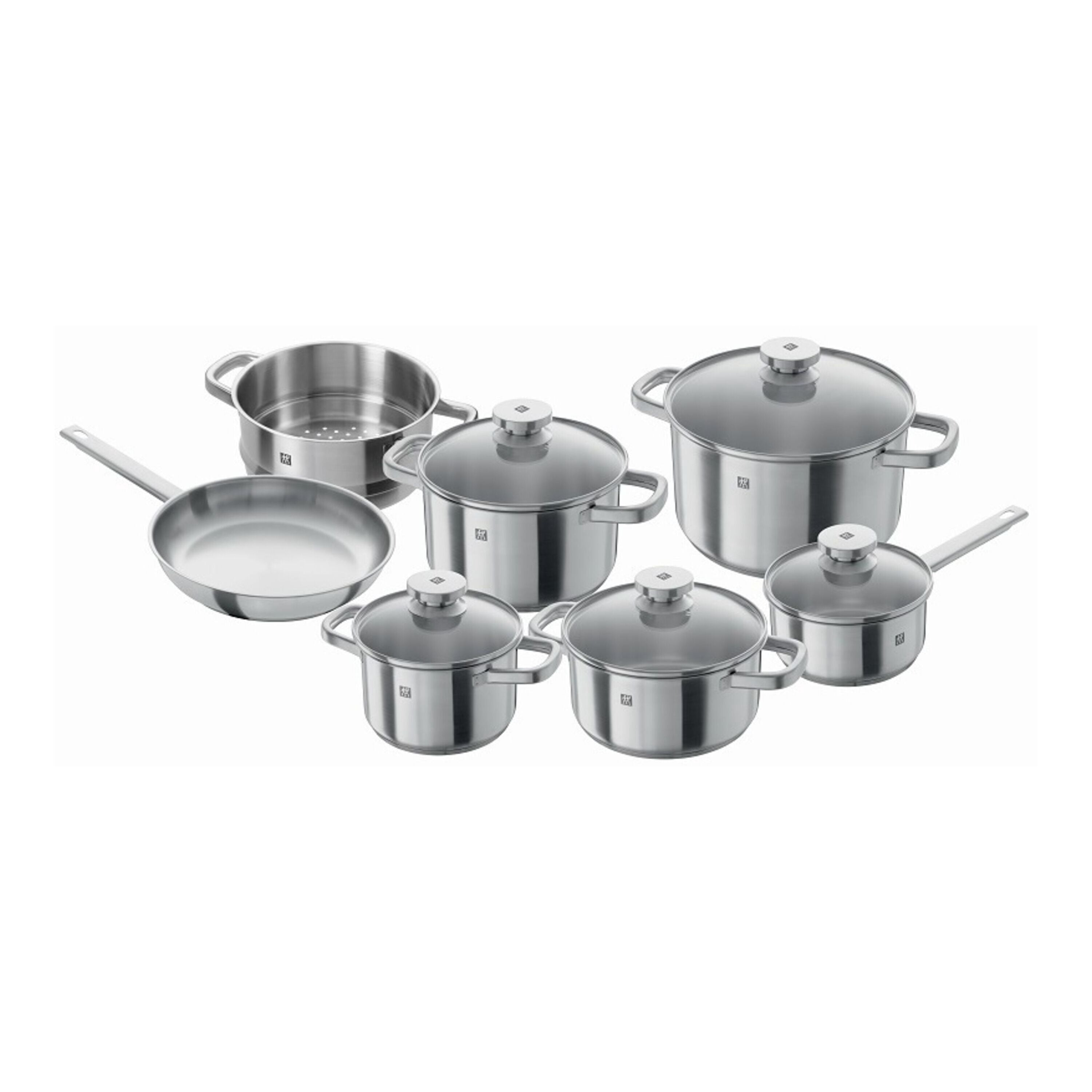 Ensemble de casseroles ZWILLING Joy, 12 pièces en acier inoxydable 18/10