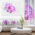 thumbnail image 1 of Blooming Pink Fowler Watercolor - Floral Canvas Art print, 1 of 3