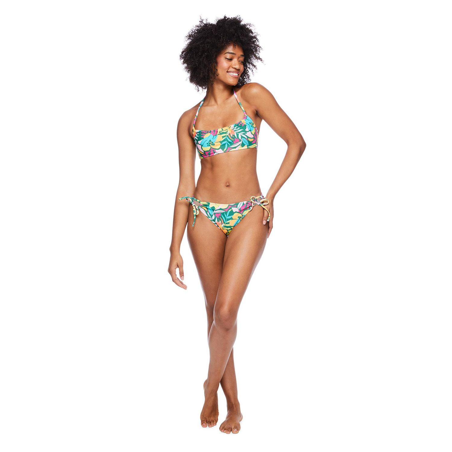 Bas de bikini avec ouverture en goutte No Boundaries pour femmes