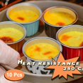 thumbnail image 4 of Oleegame 2 Pcs Plateaux de Pique-Nique pour Aliments 5 Pcs Gobelets Ronds Réutilisables en Papier D\'aluminium Papier D\'aluminium pour Friteuse à Air Chaud Or, 4 of 9