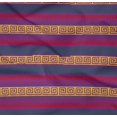 thumbnail image 4 of oneOone Organic Cotton Poplin Twill Fabric Chevron & Greek Key Block Print Sewing Fabric BTY 42 Inch Wide, 4 of 4