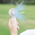 thumbnail image 4 of Offre à Durée Limitée Iumwxz Mini Ventilateur Portatif à Main Alimenté par Pile Petit Portable Vitesse Réglable Ventilateur Rechargeable USB Ventilateur Puissant pour Cils Convient aux Enfants Femmes Hommes Intérieur Extérieur Voyage Cadeaux pour Femmes, 4 of 6