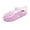 Pink, variant on Women Jelly Mesh Ballet Sandals Low Heel On Comfortable Beach Shoes For Adult Summer Clear Hollow Ballerina