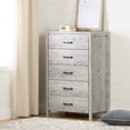 thumbnail image 1 of South Shore Gravity 5-Drawer Chest for Adult, in Seaside Pine, 1 of 12