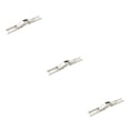 thumbnail image 2 of QualitChoice Cold Rolled Steel Hinge Mirror Polished Replacement Modified Punch-free Cabinet Wardrobe Cupboard Hinges Accessories Silver 3PCS, 2 of 6