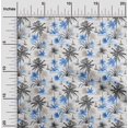 thumbnail image 2 of oneOone Cotton Jersey Blue Fabric Sea Life Pattern Craft Projects Decor Fabric Printed By The Yard 58 Inch Wide, 2 of 5
