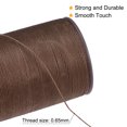 thumbnail image 4 of Unique Bargains Thin Waxed Thread 93 Yards 0.65mm Polyester String Cord for Machine Sewing Hand Quilting Weaving, Coffee, 4 of 5