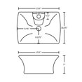 thumbnail image 4 of Imaginations Américaines 19.5-po. W Vessel Ensemble Blanc, 4 of 5