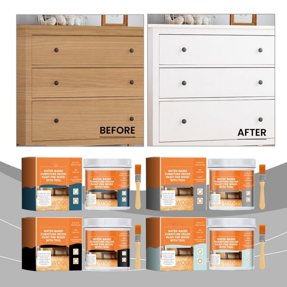 HomeNest Waterborne Wood Furniture Decorative Paint Wooden Door Furniture Door And Window Color Change Colored Water Based Wood Paint 100ml