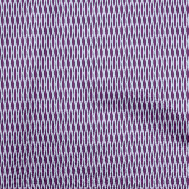 oneOone Polyester Lycra Violet Fabric Asian Ikat Craft Projects Decor Fabric Printed By The Yard 56 Inch Wide