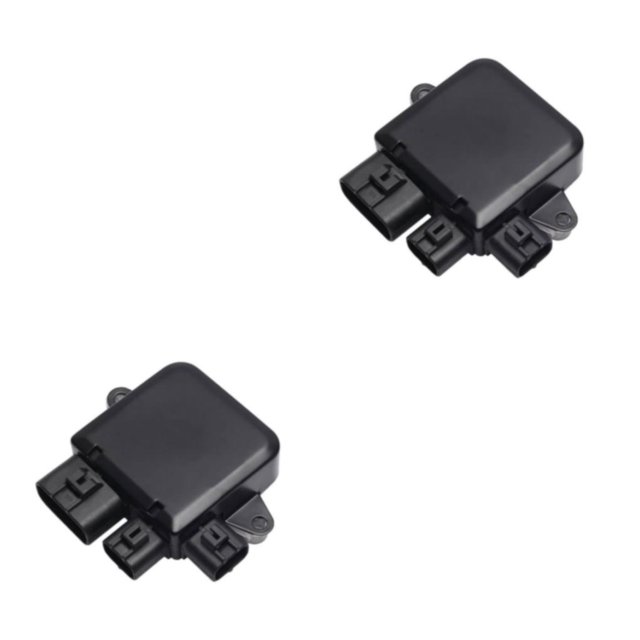 Wweixi Car Cooling Fan Control Unit Module Fan Control Unit Control Module Fan Control Module Cooling Fan 2Set