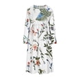 thumbnail image 4 of Vendredi Fou TIMIFIS Robe Maxi pour Femmes d'Automne à la Mode, Manches Longues, Col en V, Décontractée, Ample, Longue, avec Poches, Robe de Retour à la Maison, 4 of 5