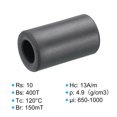 thumbnail image 3 of Unique Bargains Ferrite Toroid Core, Toroid Core 0.6' ODx0.4' IDx1.1' H, Black 10 Pack, 3 of 5