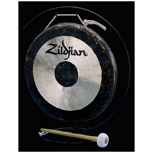 Zildjian Ensemble de Gong Traditionnel de 12 Pouces et Support de Table