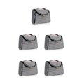 thumbnail image 3 of fastboy Large Capacity Cosmetic Storage Bag - Store All Makeup In One Place Choose Multiple Colors Black  white stripe 5Set, 3 of 6