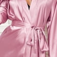 thumbnail image 4 of Ersazi Pyjama Super Doux pour Femmes Peignoir Aguichant Uni à Plumes pour Femmes Ensemble 1 Pce en Liquidation Rose G, 4 of 9