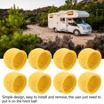 thumbnail image 3 of Trailer Hitch Ball Cover, 8Pcs Truck Tow Ball Cover 50mm Strong Protection Soft Rugged  Tow Bar Ball  For RV, 3 of 8