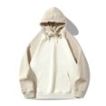 thumbnail image 2 of WEAIXIMIUNG Mama Sweatshirt Plus Size 4X Womens Casual Long Sleeve Solid Knitting Ribbed Print Hoodie Sweatshirts with Pocket Matching Color Sweatshirts, 2 of 5