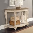 thumbnail image 2 of Signature Design by Ashley Realyn Console Table in Chipped White and Brown, 2 of 9